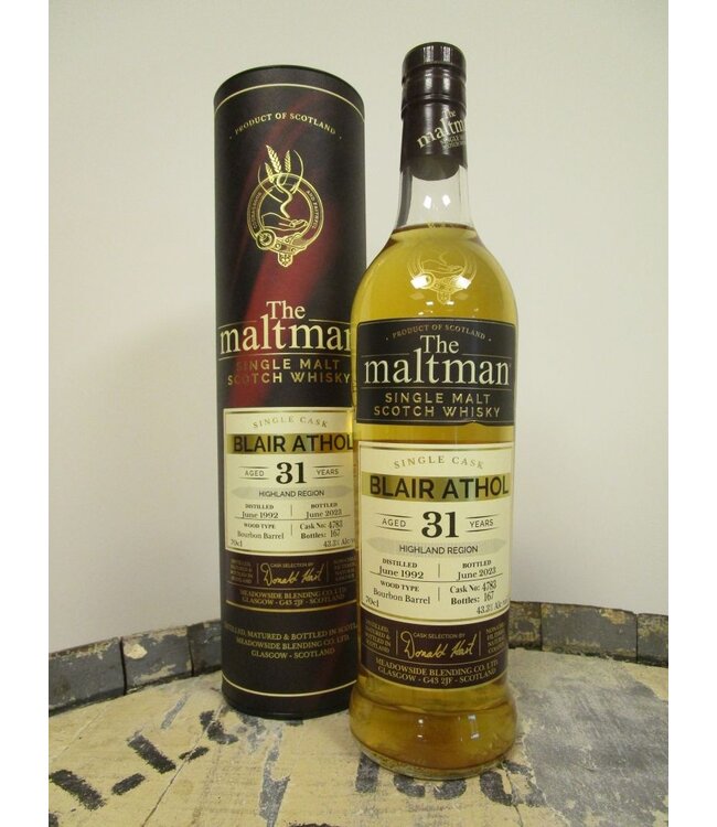 Blair Athol 31 Years Old 1992 The Maltman 0,70 ltr 43,3%