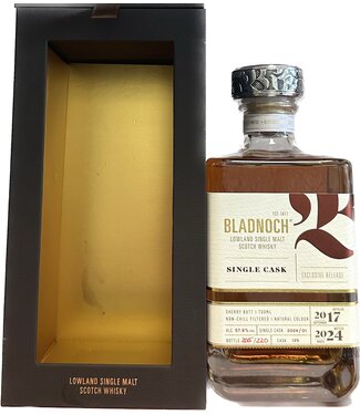 Bladnoch Bladnoch 2017 Single Cask 2024/01 #125 0,70 ltr 57,6%