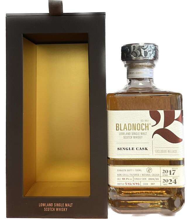 Bladnoch 2017 Single Cask 2024/03 #267 0,70 ltr 58,3%