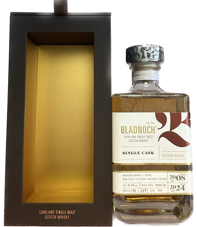 Bladnoch 2008 Single Cask 2024/04 #220 0,70 ltr 51,2%