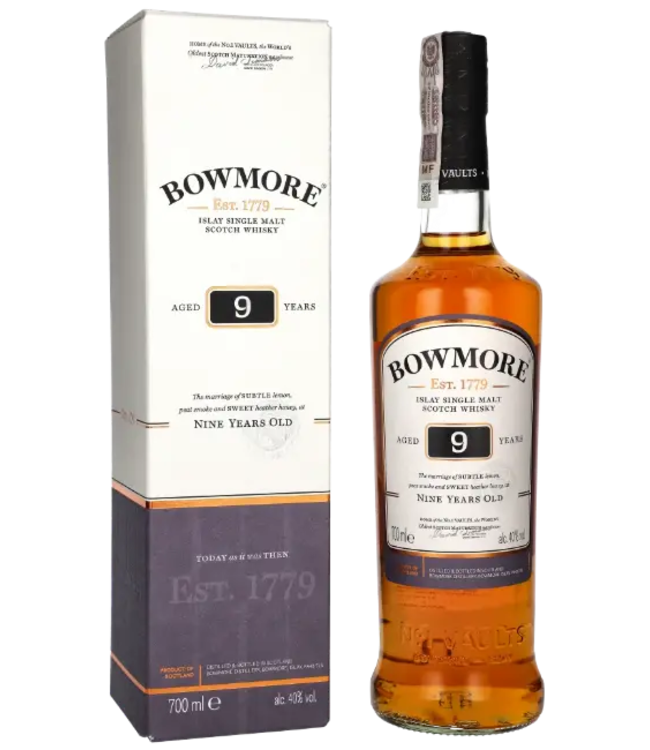 Bowmore 9 Years Old 0,70 ltr 40%