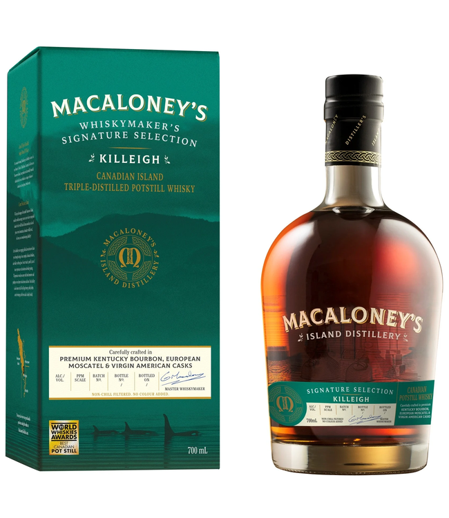 Macaloney's Killeigh Canadian Single Malt 0,70 ltr 46%