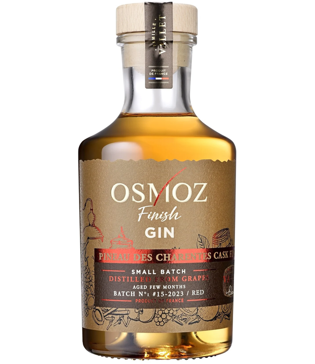 Osmoz Cognac Pineau Red Cask Finish Gin 0,50 ltr 44,3%