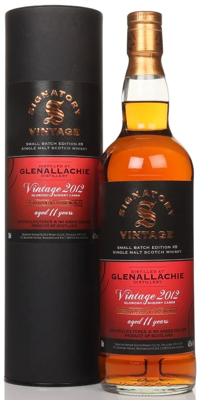 Glenallachie 2012 Signatory Vintage 0,70 ltr 48,2%