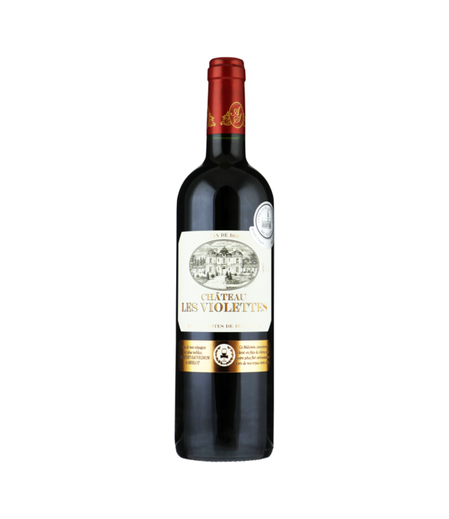 Chateau Les Violettes Blaye Cotes De Bordeaux 0,75 ltr 14%