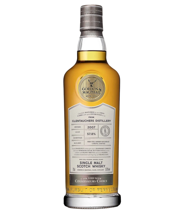 Glentauchers 15 Years Old 2007 Gordon & MacPhail 0,70 ltr 57,8%