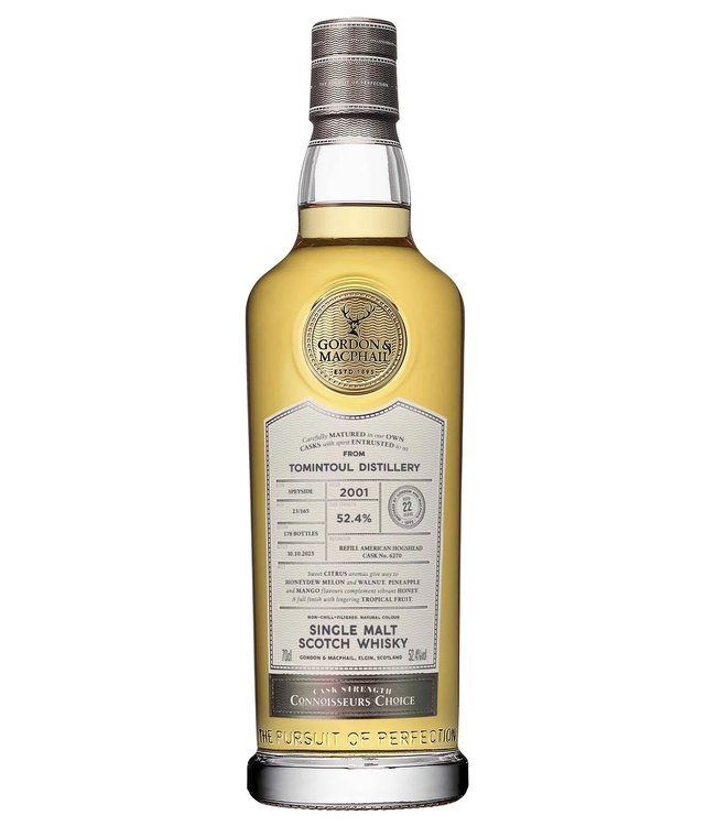 Tomintoul 22 Years Old 2001 Gordon & MacPhail 0,70 ltr 52,4%