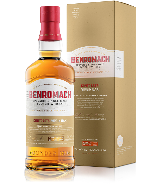 Benromach Vintage 2013 Virgin Oak 0,70 ltr 46%