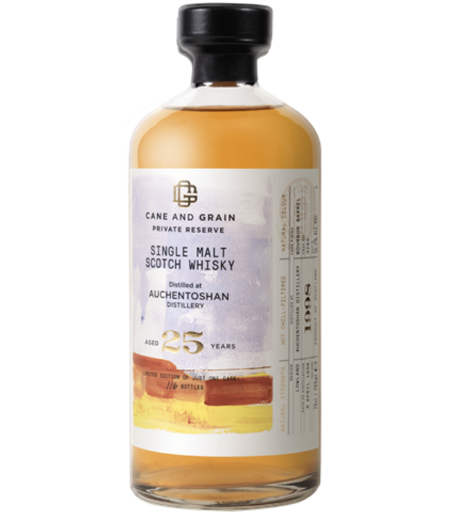 Auchentoshan 25 Years Old 1998 Cane & Grain 0.70 ltr 55.2%