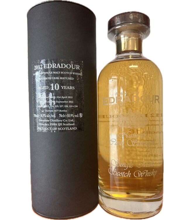 Edradour 2013 Bourbon Decanter 0,70 ltr 60,4%