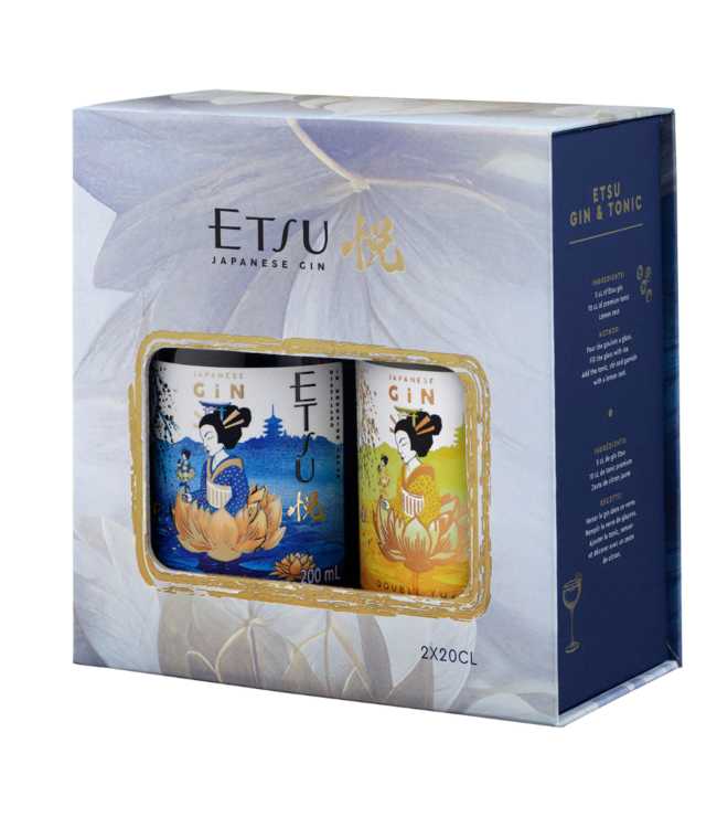 Gin Etsu Japan Giftpack 0.40 ltr 43%