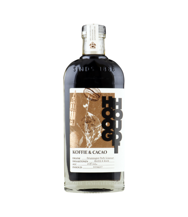 Hooghoudt Koffie & Cacaolikeur 0,50 ltr 20%