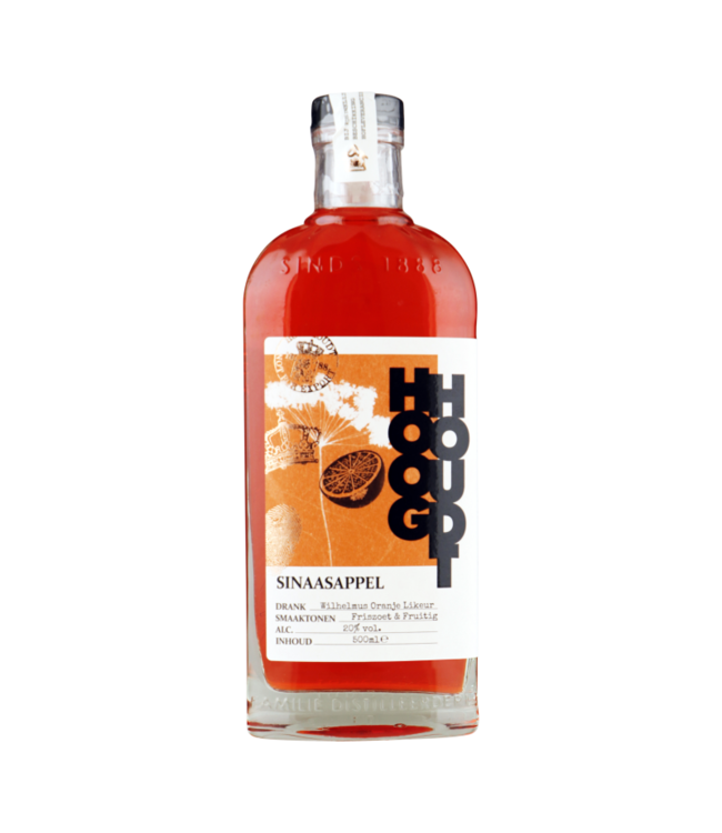 Hooghoudt Sinaasappellikeur 0,50 ltr 20%
