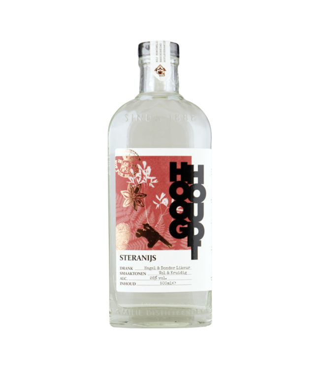 Hooghoudt Steranijslikeur 0,50 ltr 26%