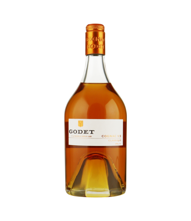 Godet Cognac Vs 'Great Classics' Giftpack + 2 Glazen 0,70 ltr 40%