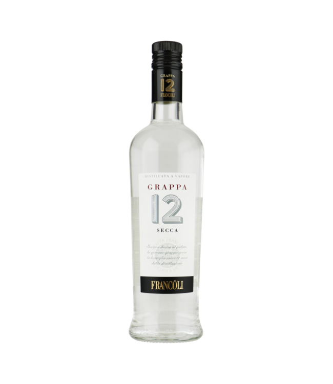 Francoli Grappa 12 Secca 0,70 ltr 40%