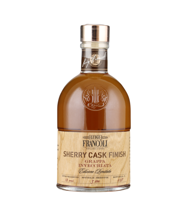 Francoli Grappa Sherry Cask Finish 0,50 ltr 40%