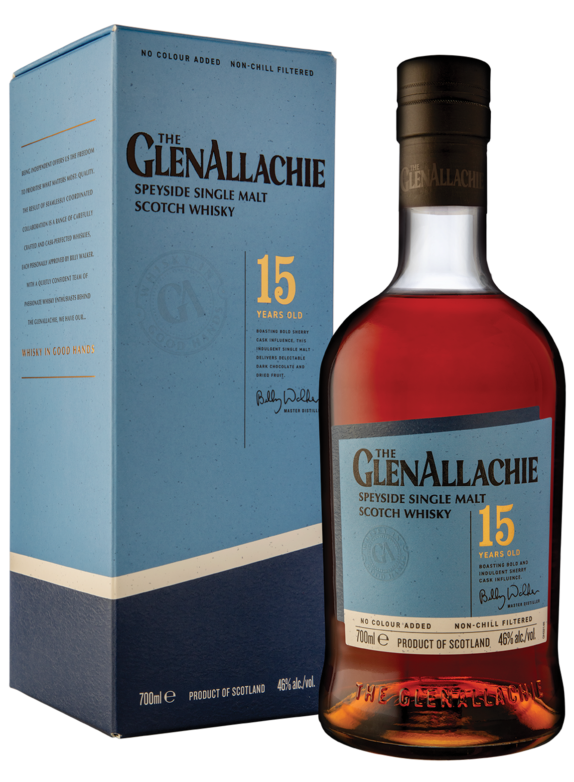 Glenallachie 15 Years Old 0.70 ltr 46%