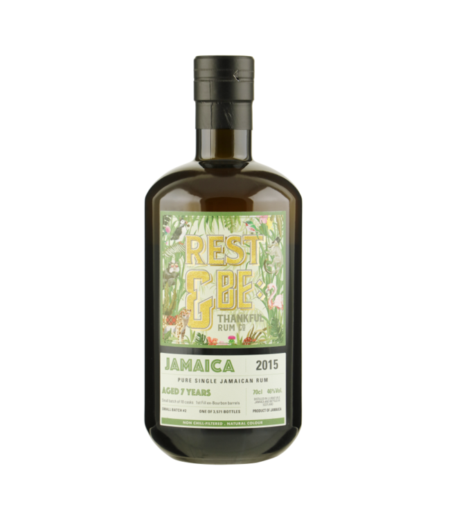 Rest & Be Thankful Rum Small Batch #2 Jamaica 2015 0,70 ltr 46%