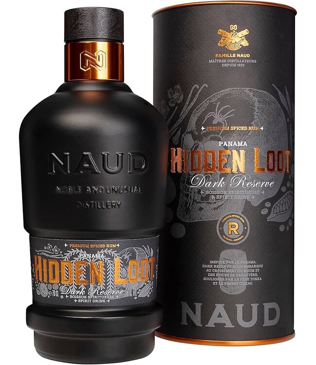 Naud Hidden Loot Dark Reserve Spiced Rum 0,70 ltr 41%