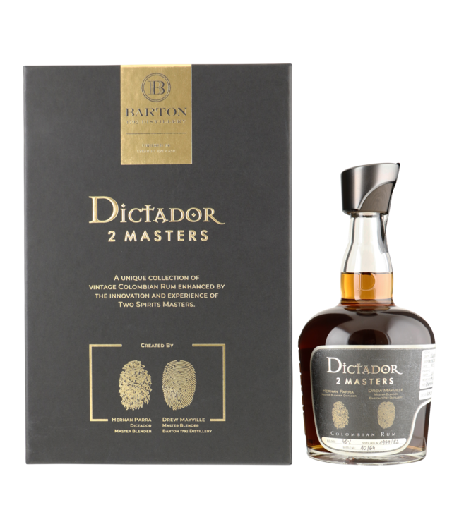 Dictador '2Masters' Barton 1792 79/82 Straight Rye 0,70 ltr 45%