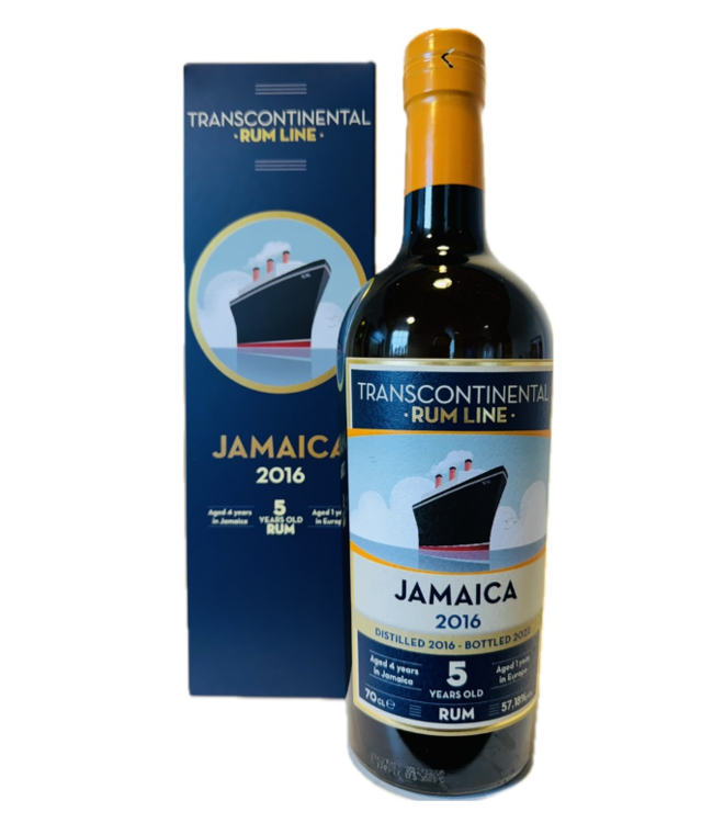 Transcontinental Rum Jamaica 2016 0,70 ltr 48%