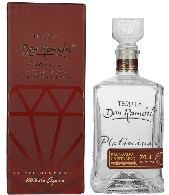 Casa Don Ramon Tequila Platinum Reposado Cristalino 0,70 ltr 35%