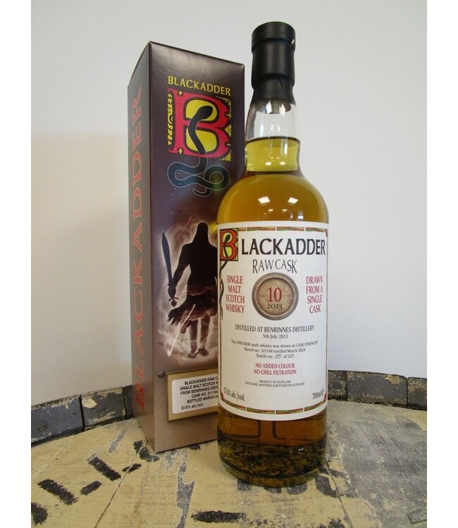 Blackadder Raw Cask Benrinnes 10 Years Old 2013 0,70 ltr 57,6%