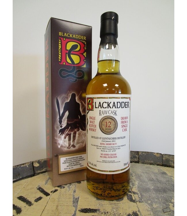 Blackadder Raw Cask Glentauchers 12 Years Old 2012 0.70 ltr 65.6%