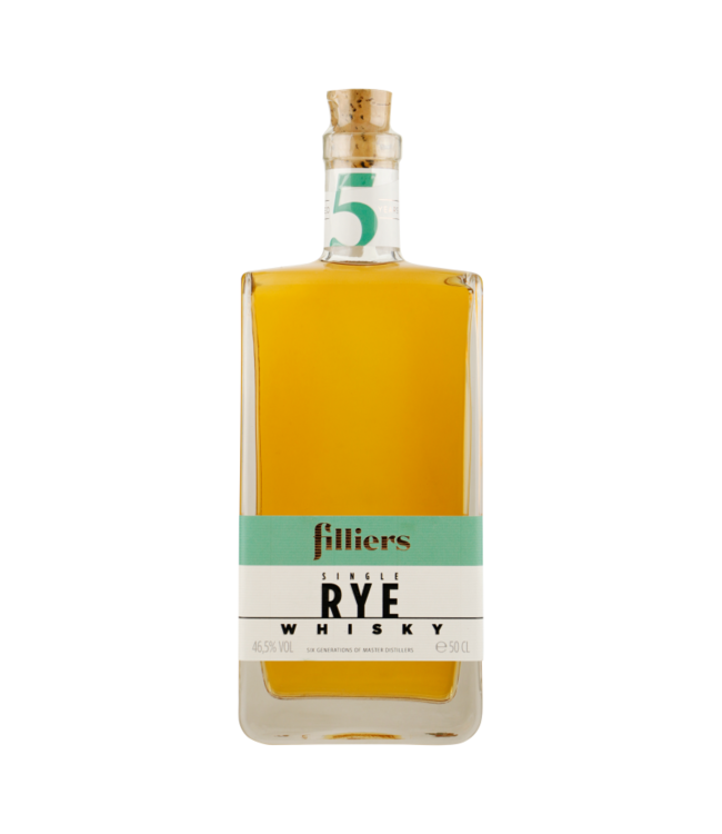 Filliers Single Rye Whisky 5 Years Old 0,50 ltr 46,5%
