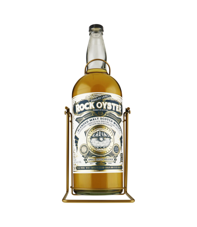 Rock Island Blended Malt Scotch Whisky + Cradle 4,50 ltr 46,8%