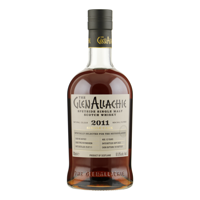 Glenallachie 12 Years OId Px Puncheon Single Cask For The Netherlands 0,70 61%