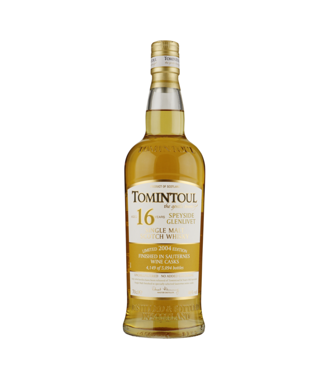 Tomintoul 16 Years Old 2004 Sauternes Cask Finish 0,70 ltr 46%