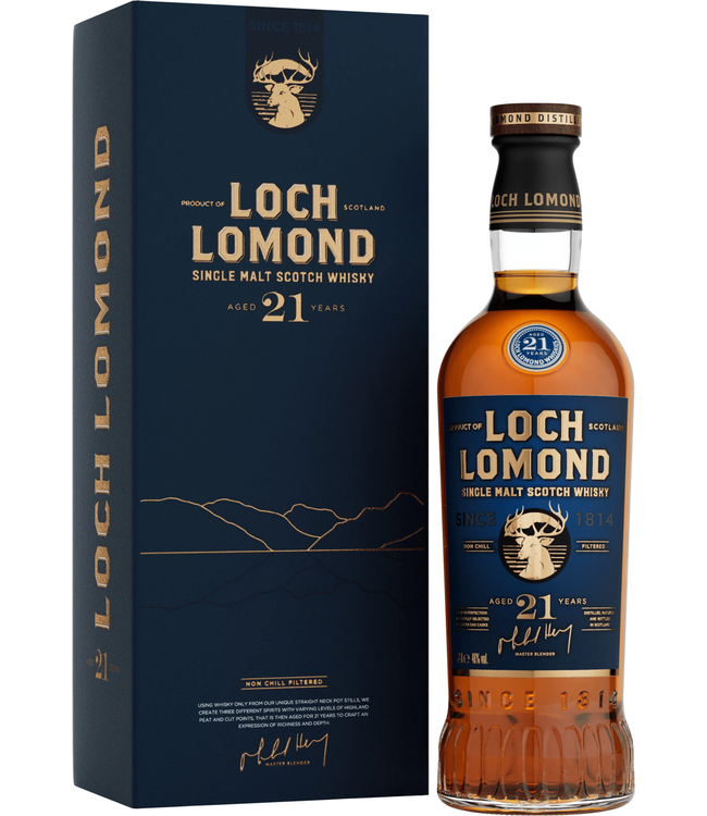 Loch Lomond 21 Years Old Single Malt Whisky 0,70 ltr 46%