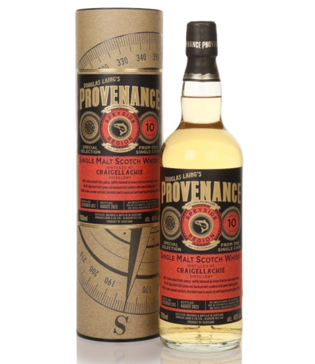 Craigellachie 10 Years Old Provenance 0,70 ltr 46%