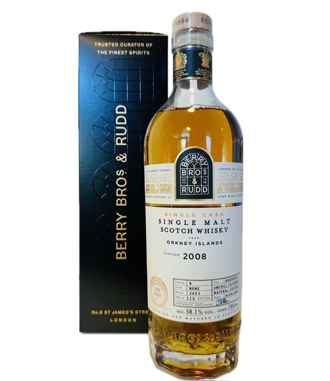 Berry Bros & Rudd Orkney Single Malt 2008 0,70 ltr 58,1%