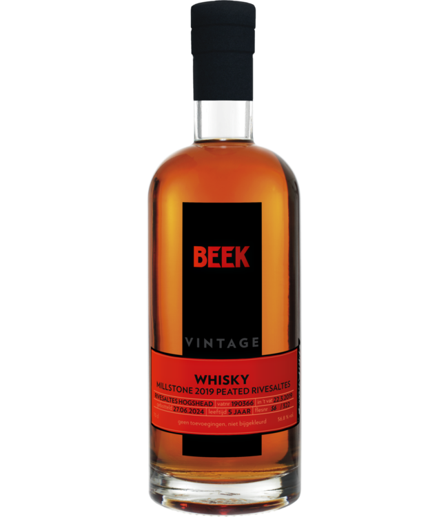 Beek Whisky Millstone 2019 Peated Rivesaltes 0,70 ltr 56,8%