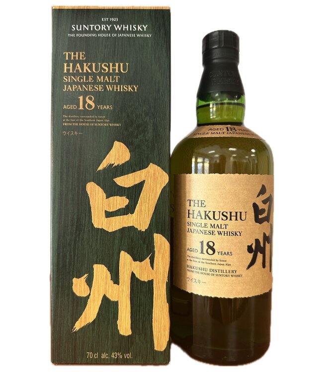 Hakushu 18 Years Old 0,70 ltr 43%