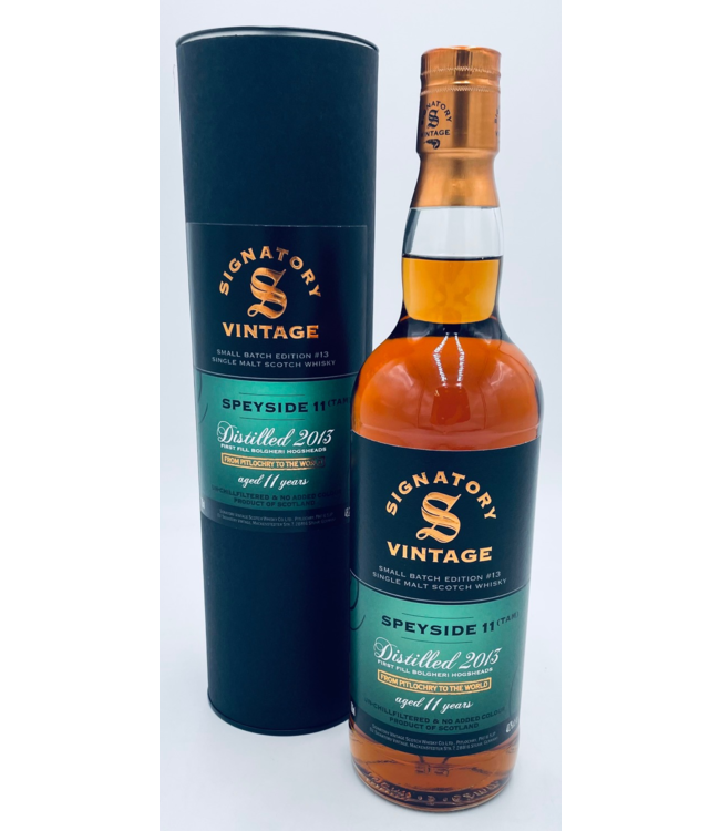 Speyside 2013 (Tam) Signatory Vintage 0,70 ltr 48,2%