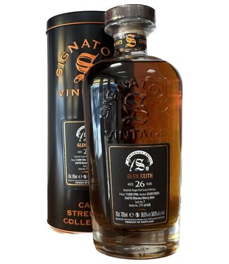 Glen Keith Glen Keith 26 Years Old 1996 Signatory Symington's Choice Cask 7 0,70 ltr 58%