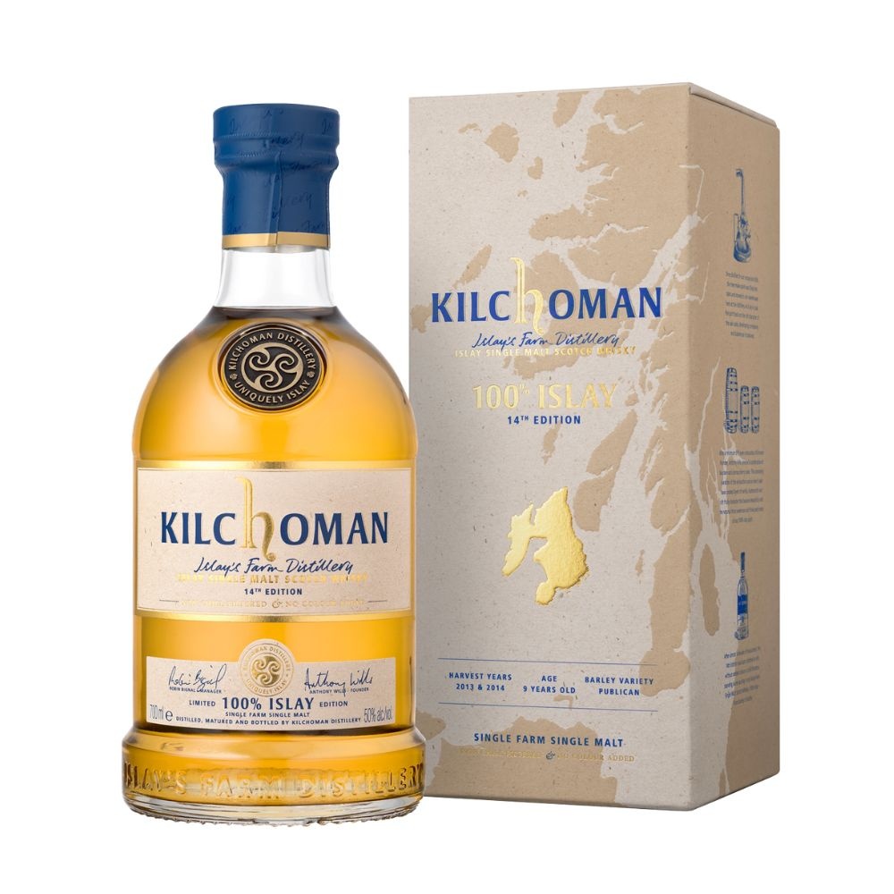 キルホーマン　KILCHOMAN 100% ISLAY 14th EDITION Kilchoman 100% Islay 14th Edition 0,70 ltr 50% - Whiskysite.nl