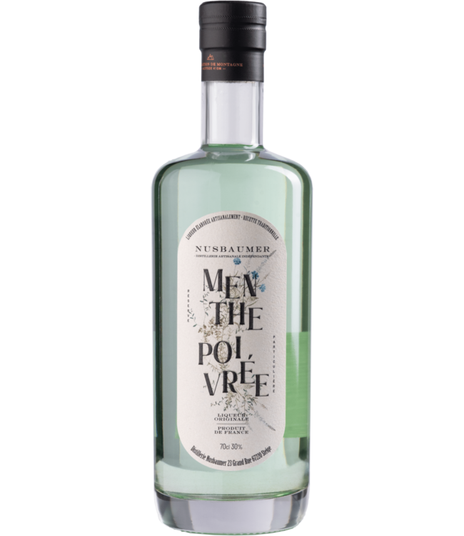 Nusbaumer De Menthe Poivree Liqueur 0,70 ltr 30%