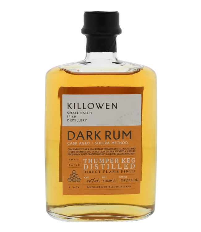 Killowen Solera Cask Aged Dark Rum 0,50 ltr 55%