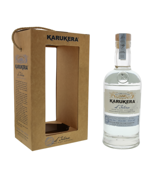 Karukera Rhum Blanc Agricole LIntense 2016 0,70 ltr 63,8%