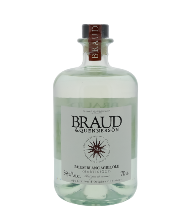 Braud & Quennesson Blanc Rhum Agricole 0,70 ltr 59,2%