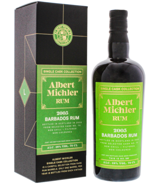 Albert Michler Single Cask Collection Rum Barbados 2005/2020 0,70 ltr 48%