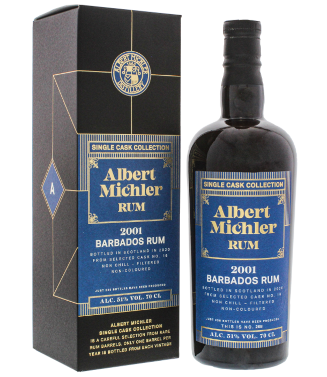 Albert Michler Single Cask Collection Rum Barbados 2001/2020 0,70 ltr 51%