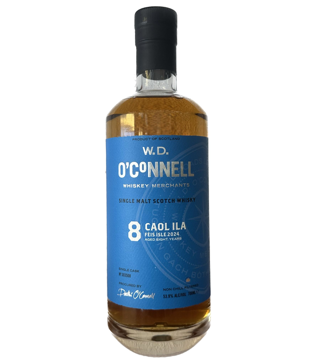 W.D. O'Connell Caol Ila 8 Years Old Feis Isle 2024 0,70 ltr 53,9%