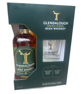 Glendalough Glendalough Double Barrel Giftpack Met Glas 0,70 ltr 42%