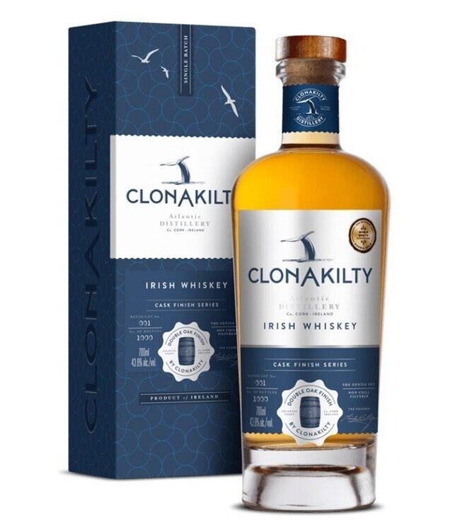 Clonakilty Double Oak Irish Whiskey 0,70 ltr 44%